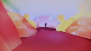 Plano camino psicodélico, para videoclip de la productora CANADA