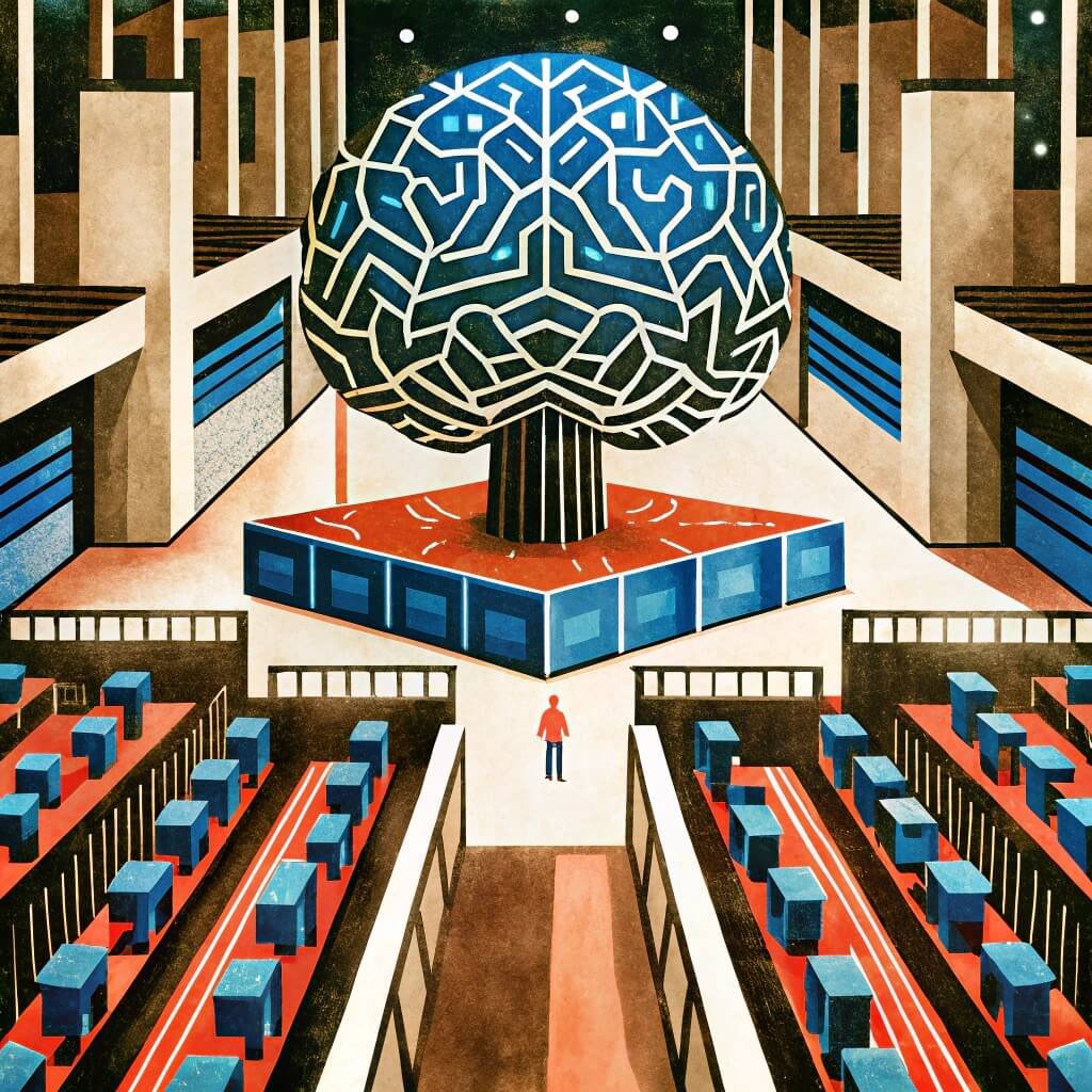 (Ilustración) servicios de IA