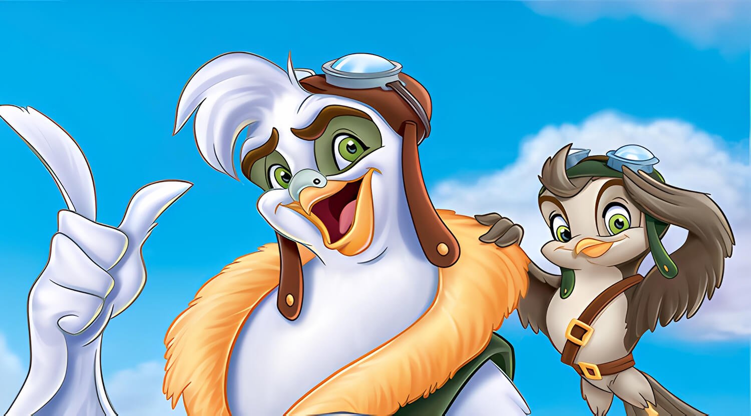 Portada de la película de animación Cher Ami, proyecto con integración 3D.